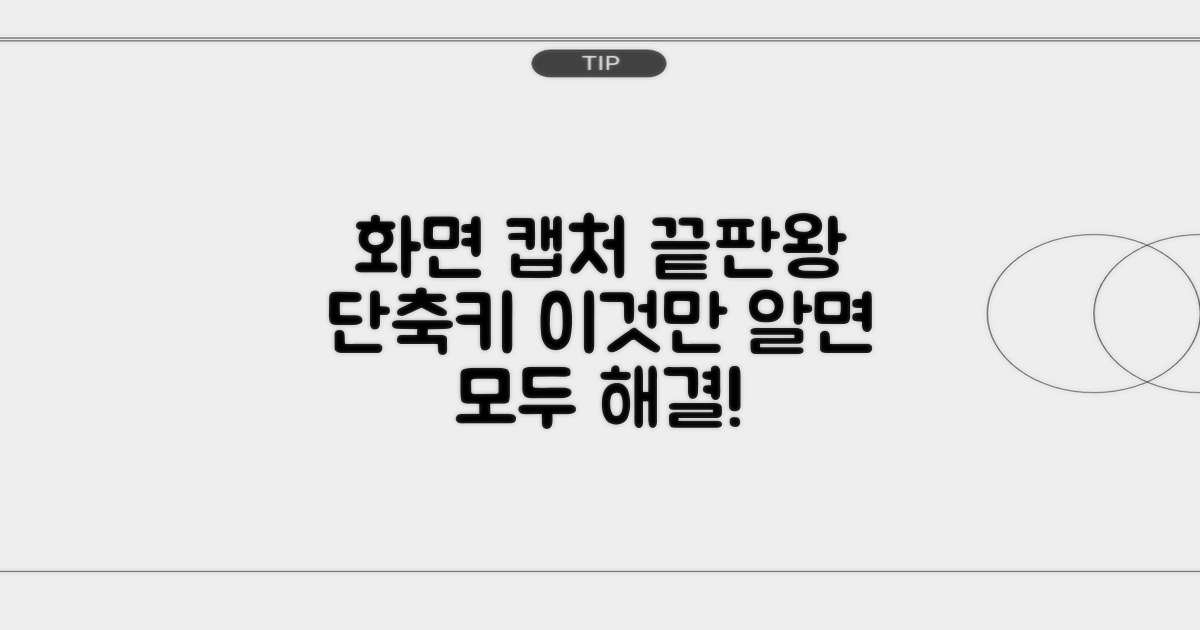 화면 캡처 단축키, 이것만 알면 끝