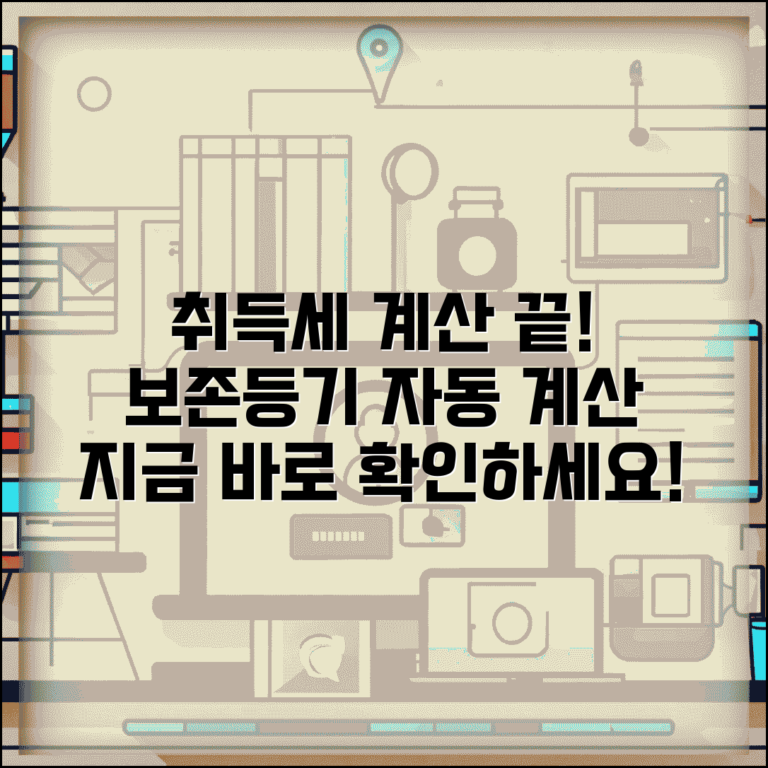 소유권보존등기 취득세 계산기 | 소유권보존 취득세 자동계산