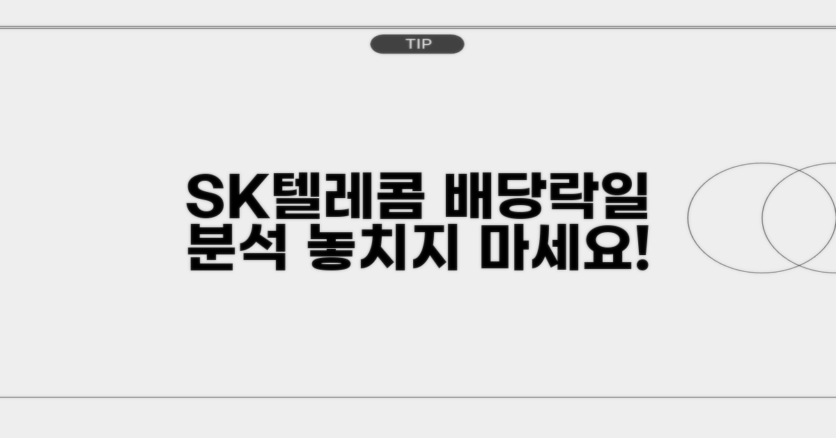 SK텔레콤 배당락일 상세 분석