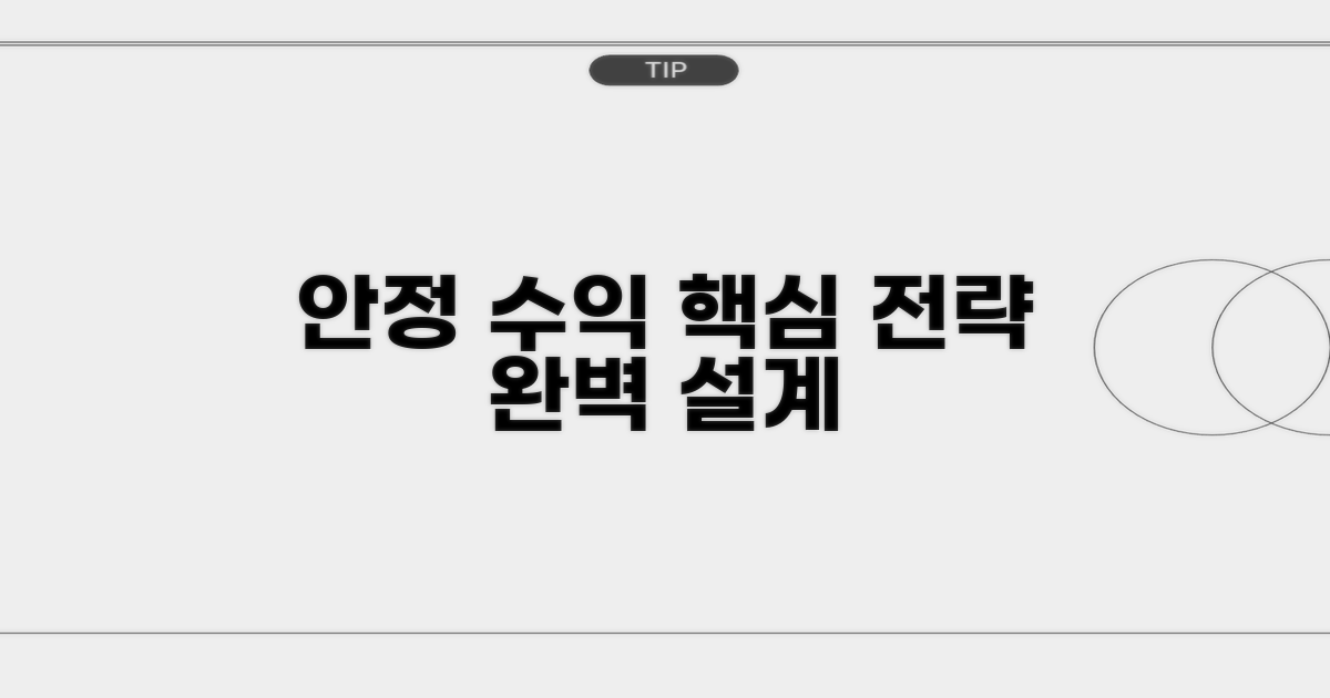 안정적 수익 전략 수립