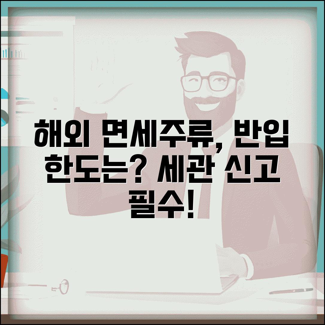 해외 면세점에서 산 술 가져올 수 있나요 | 면세점주류 | 반입한도 | 세관