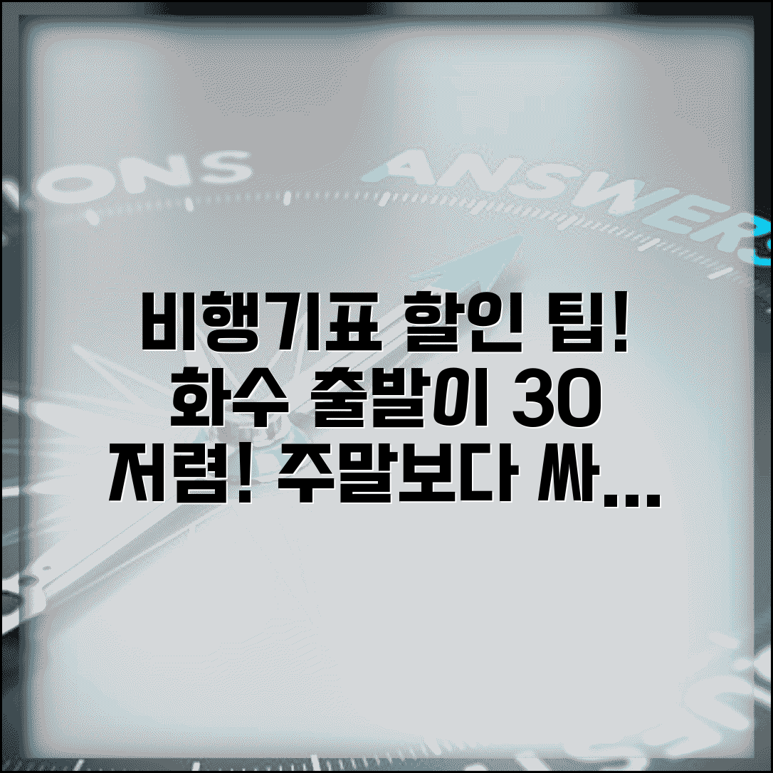 비행기표 싸게 사는 요일 화요일 수요일 | 주중 출발편이 주말보다 30% 저렴한 통계 분석