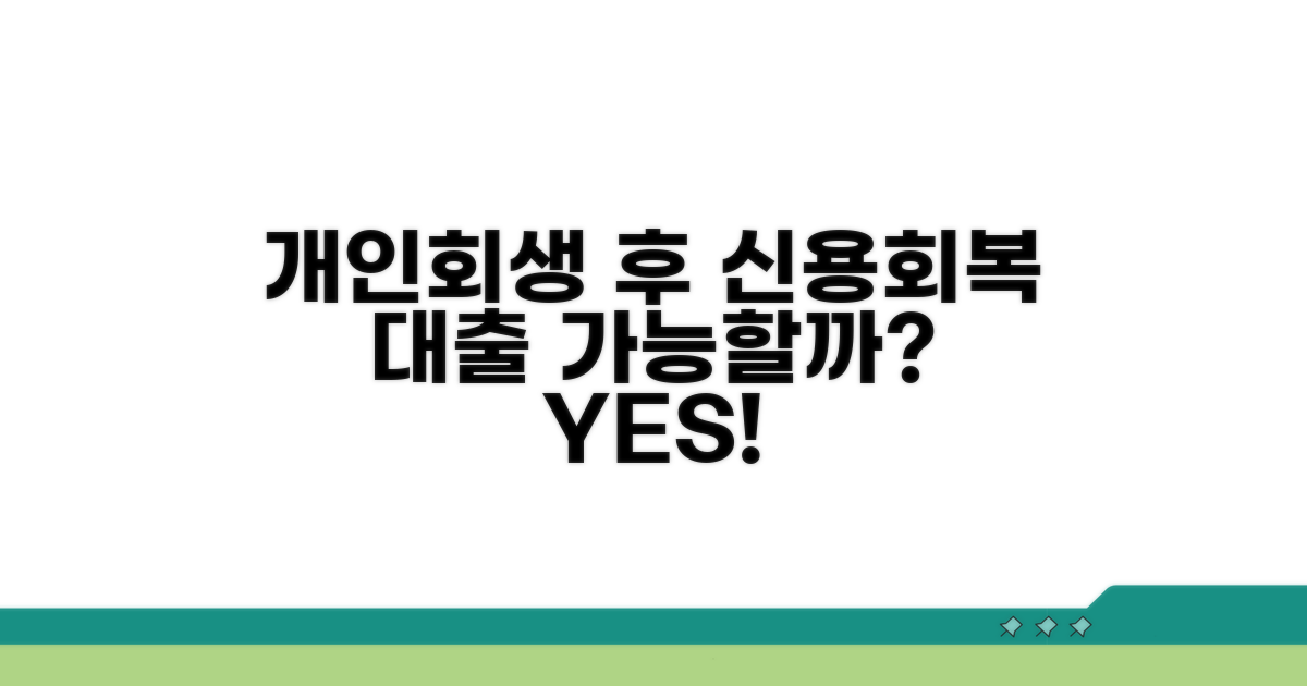 개인회생 후 신용회복 대출 자격
