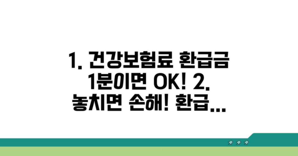 건강보험료 환급금 대상자 1분 확인