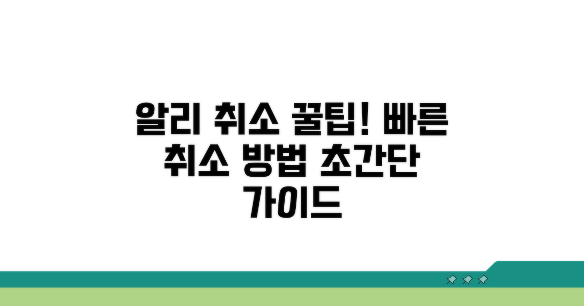 단계별 알리익스프레스 취소 절차