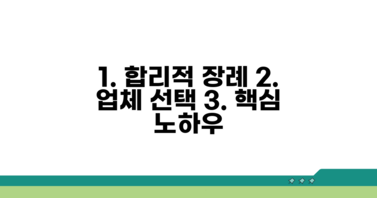 합리적 장례를 위한 업체 선택 노하우