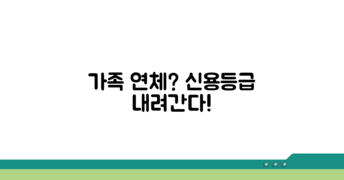 신용등급 영향 주는 가족 연체 유형