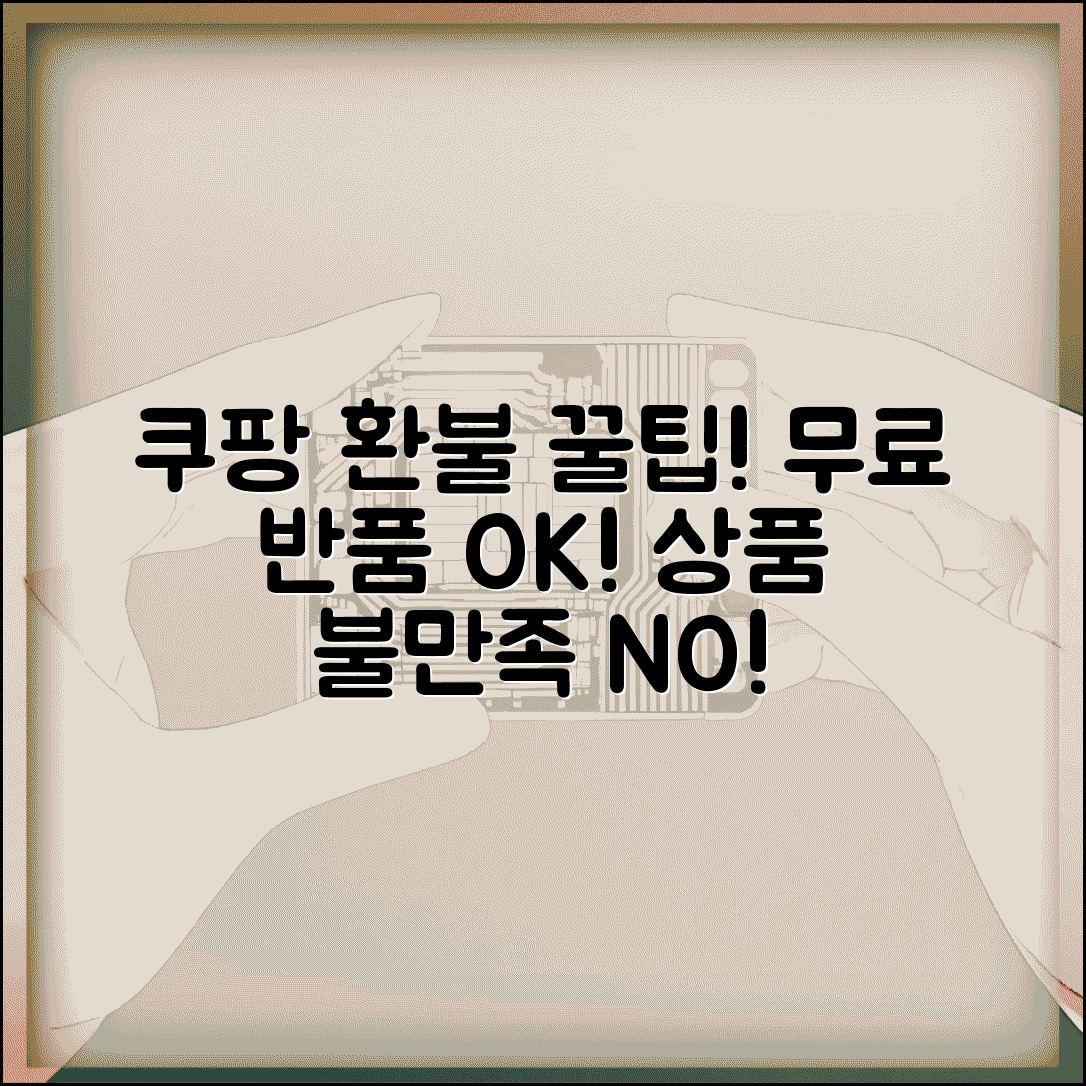 쿠팡 환불받는법 온라인 쇼핑 | 상품 불만족이나 불량시 무료 반품하고 환불받기