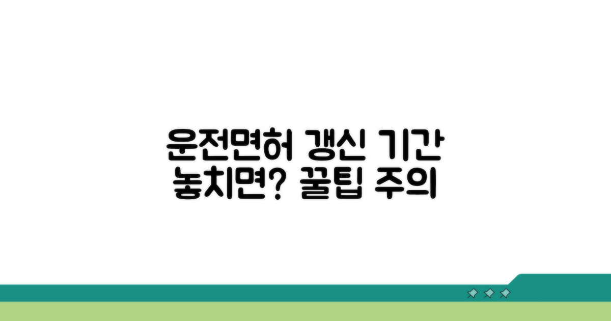 면허 연장 꿀팁과 주의사항