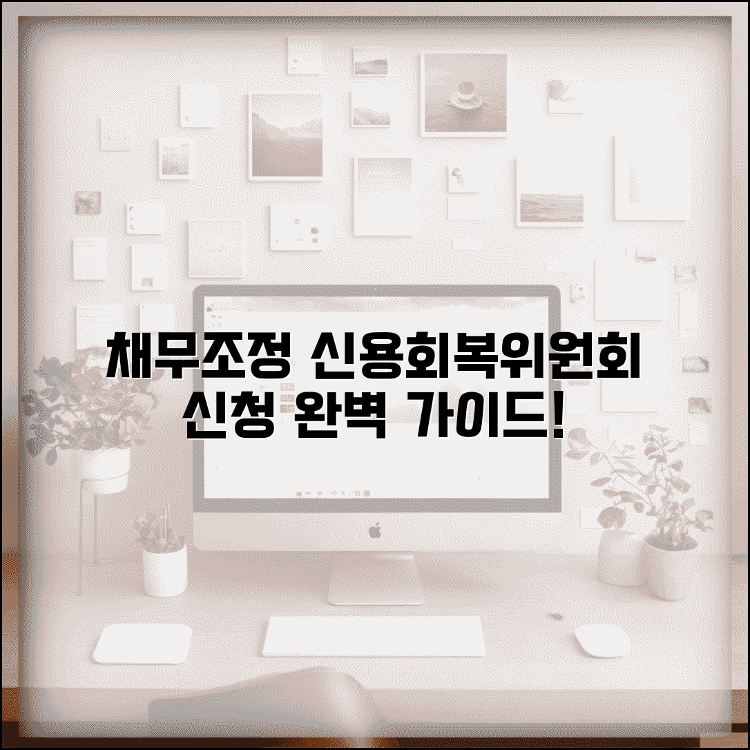 채무조정 신청 방법 | 신용회복위원회 채무조정 절차