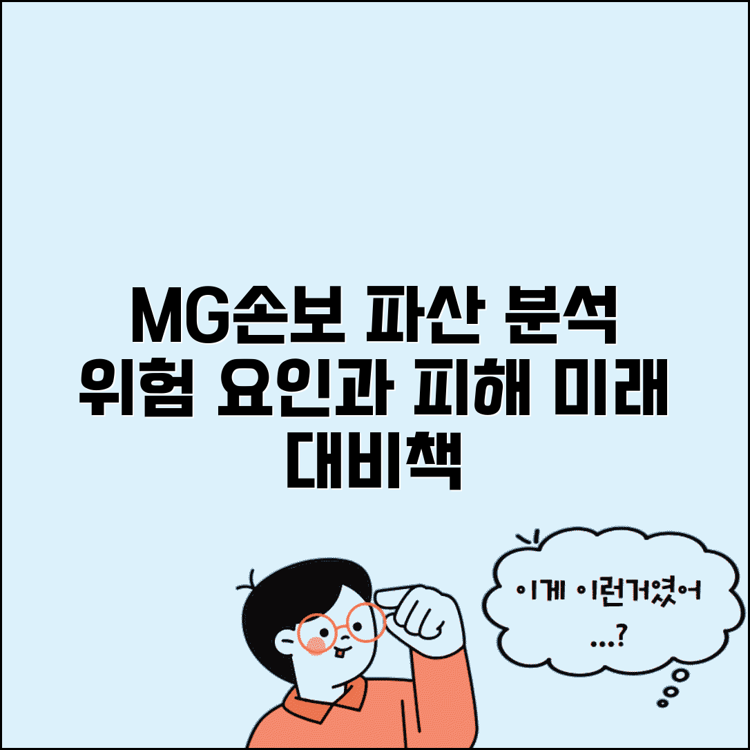 MG손해보험 파산 사례분석 | 원인과 배경 | 피해 규모 | 보상 절차 | 교훈 | 대처방안