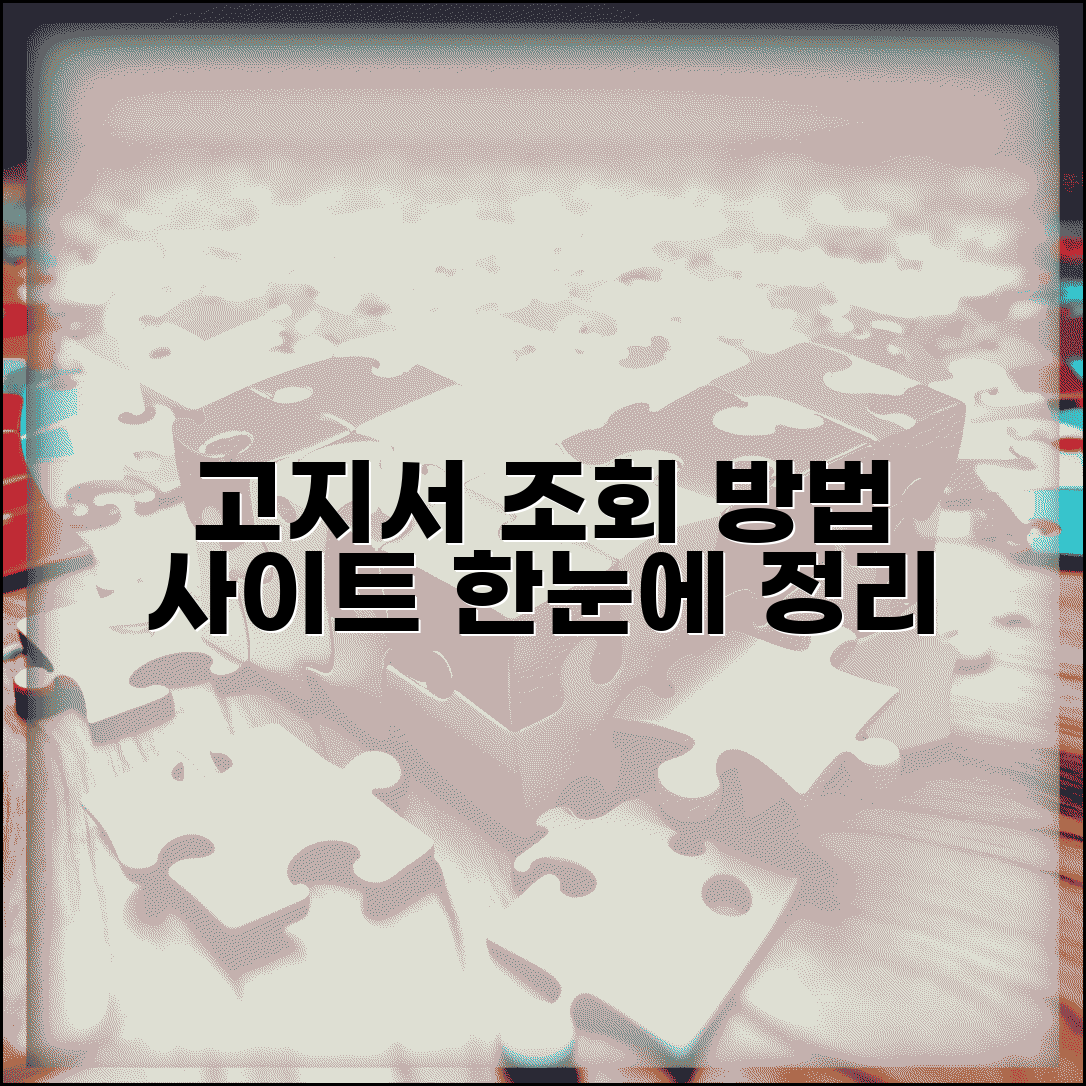 고지서 확인 조회 방법과 사이트 총정리