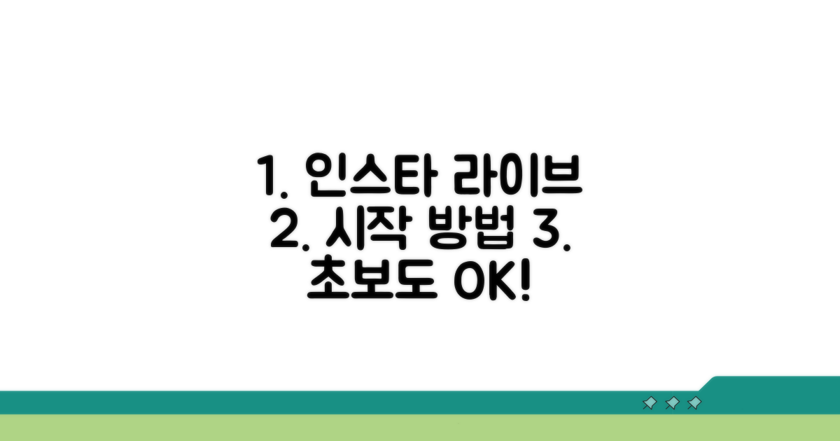 인스타그램 라이브 시작 방법