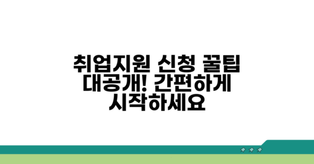 국민취업지원제도 신청 절차