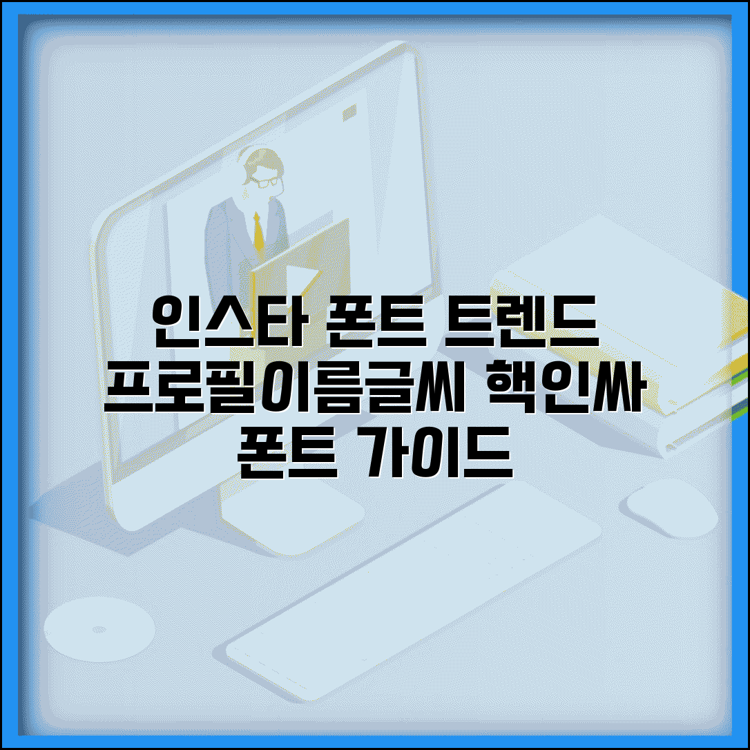 인스타 폰트 변경 트렌드 | 프로필/이름/게시물 텍스트 꾸미기 완벽 가이드