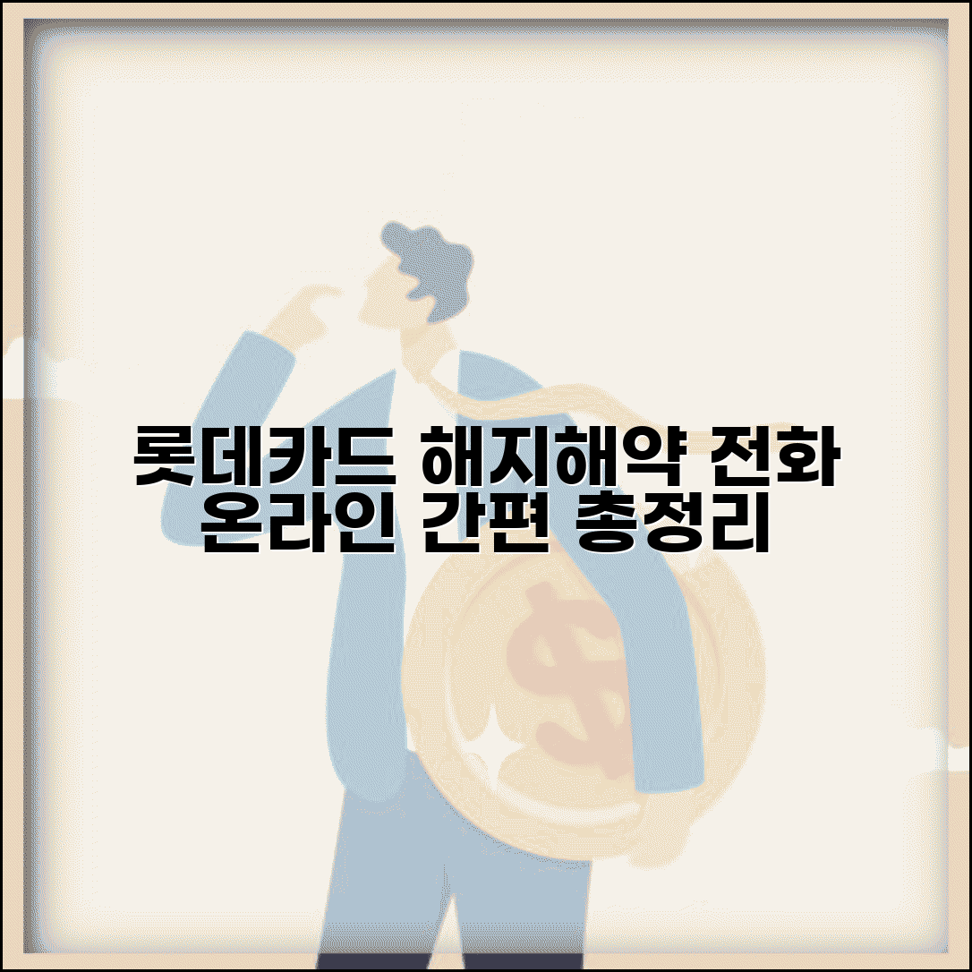 롯데카드 해지 전화번호 | 롯데카드 해약 온라인 신청 방법 및 절차 총정리