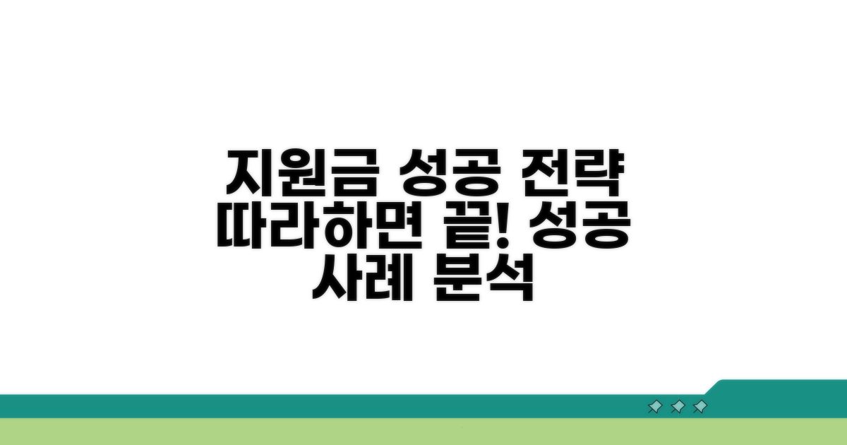 성공적인 지원금 활용 사례 분석