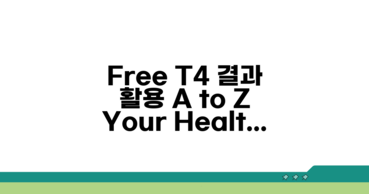 Free T4 수치 결과, 이렇게 활용해요