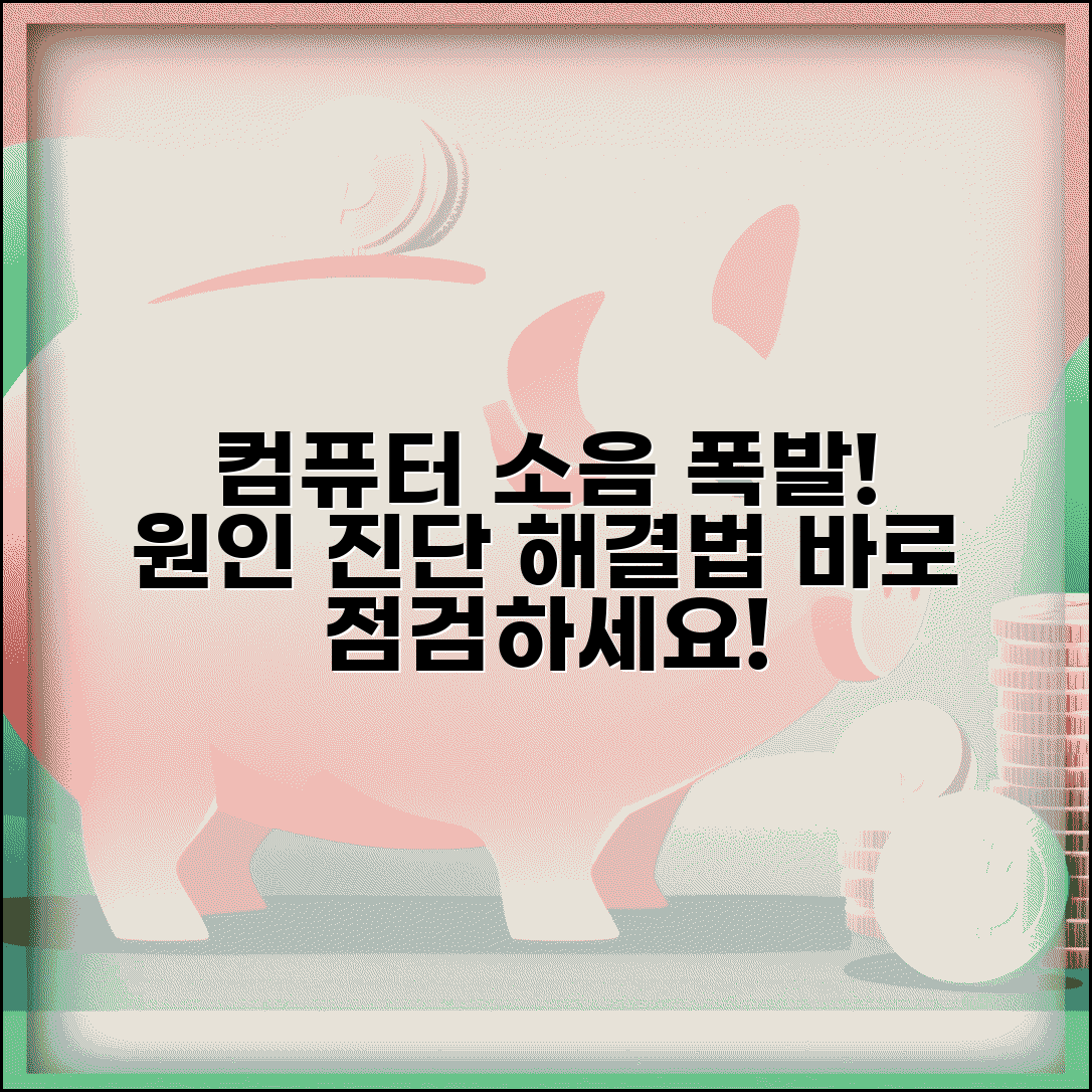 컴퓨터 소음 갑자기 심해짐 | 소음 급증 원인 진단 | 응급 처치 및 점검법