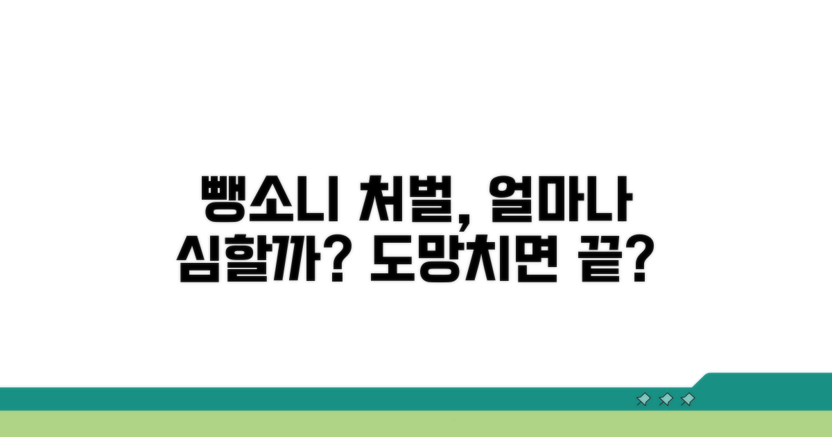 뺑소니 사고 처벌 수위는?