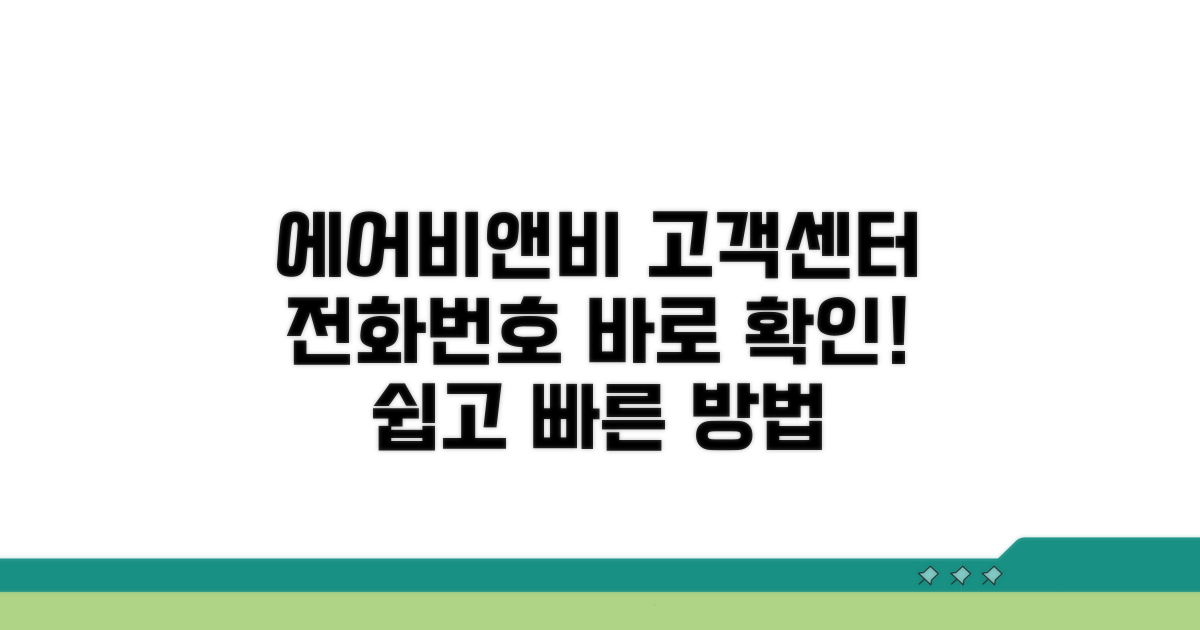 에어비앤비 고객센터 전화번호 확인 방법