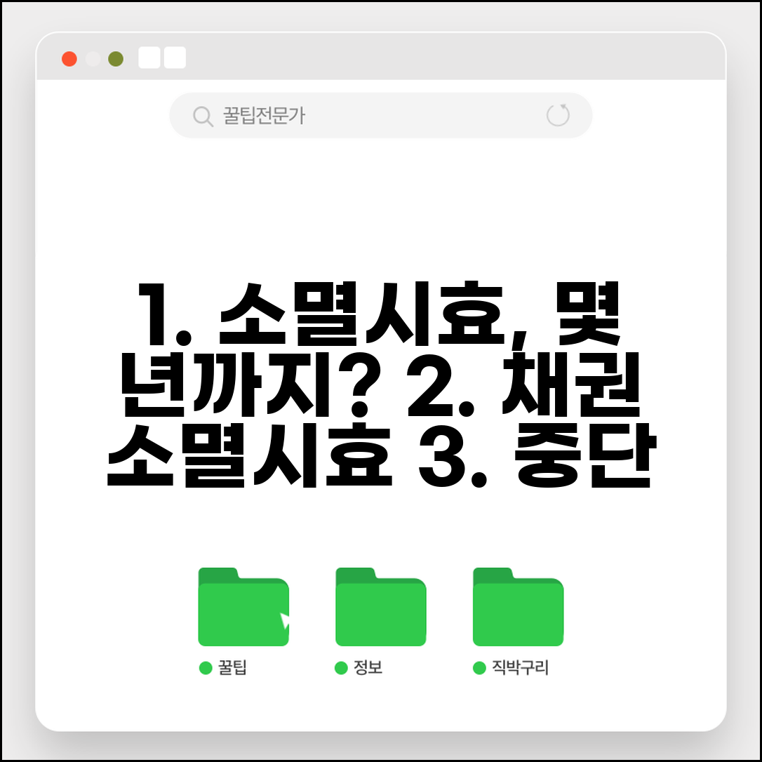 소멸시효 몇 년까지 청구 가능 | 민사 채권 소멸시효 기간과 중단