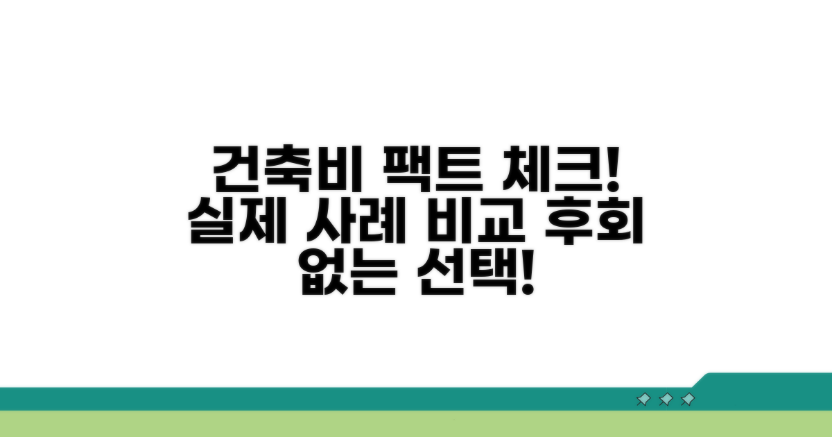 실제 건축 사례 비용 비교 분석