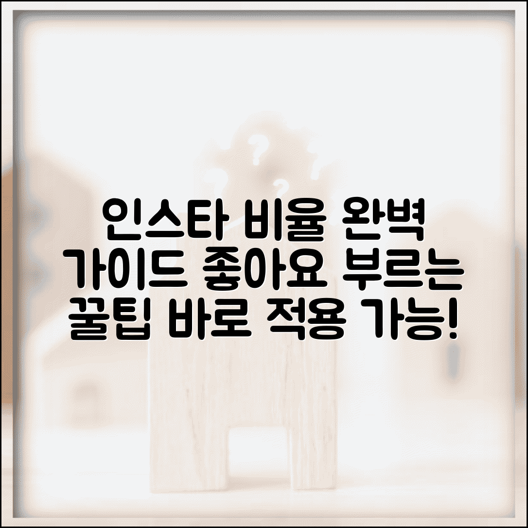 인스타 비율 완벽 가이드 | 좋아요 많은 게시물 비율과 크기 설정법