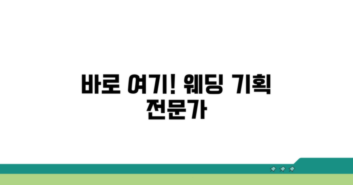 웨딩 기획업체 바로 연락하기