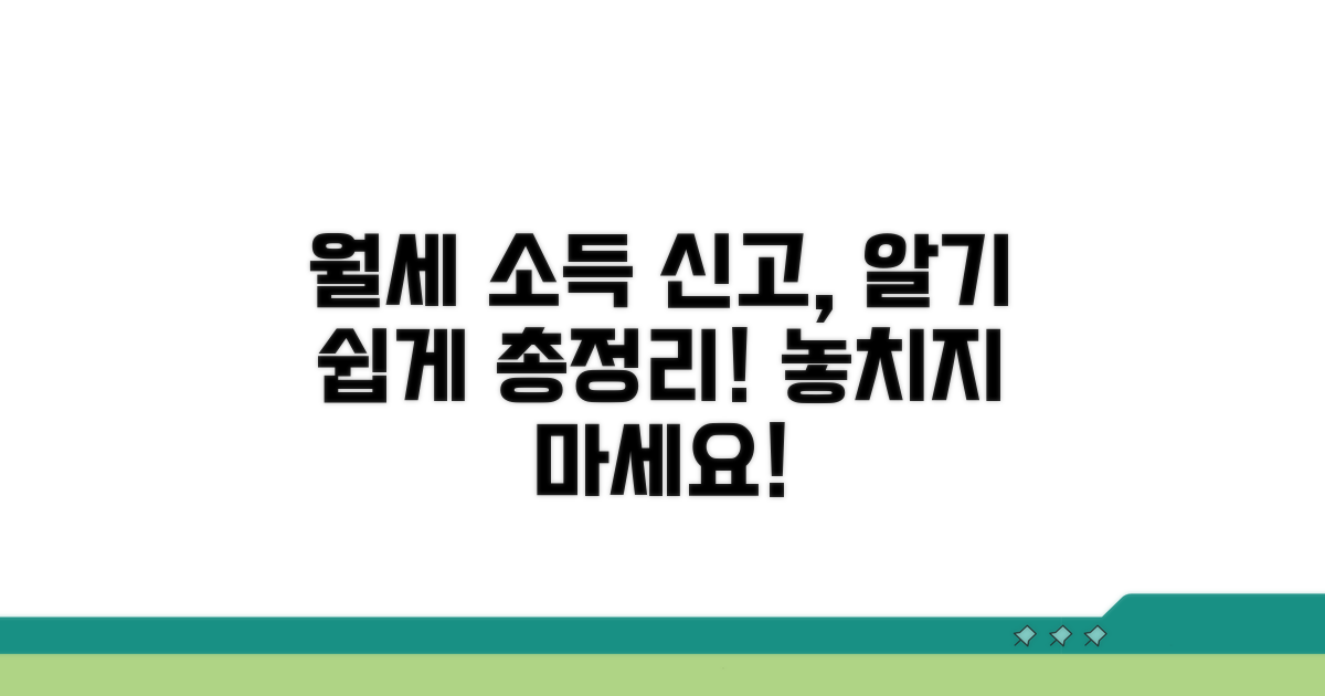 월세 소득 신고 방법과 절차 안내