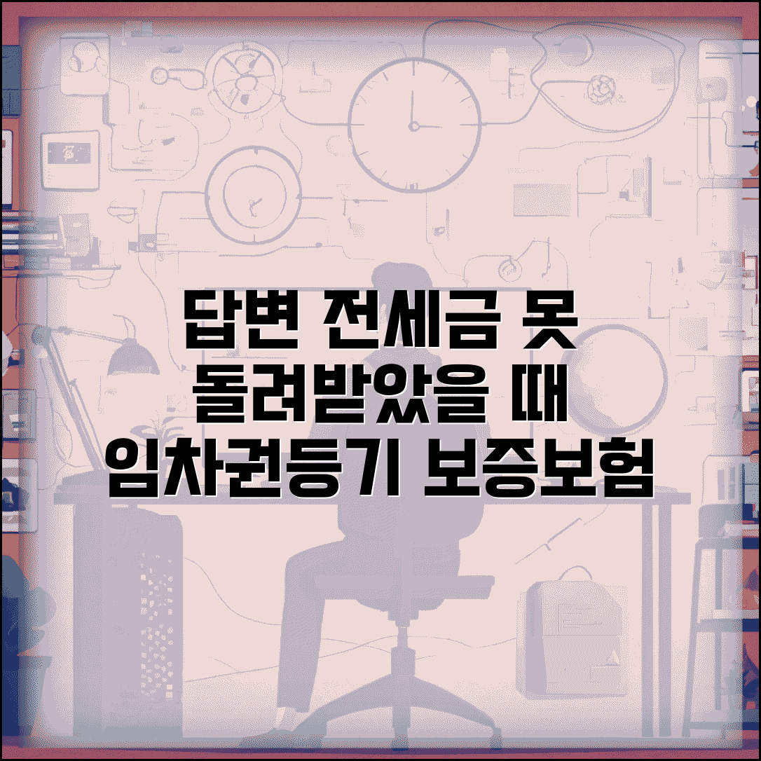아파트 전세금 못받으면 어떻게 해야 할까 | 전세보증금 미반환 | 법적 대응 | 임차권등기 | 보증보험