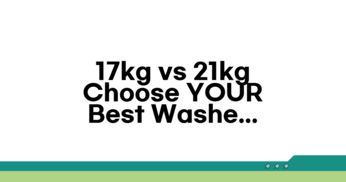 17kg, 21kg 용량 선택 가이드