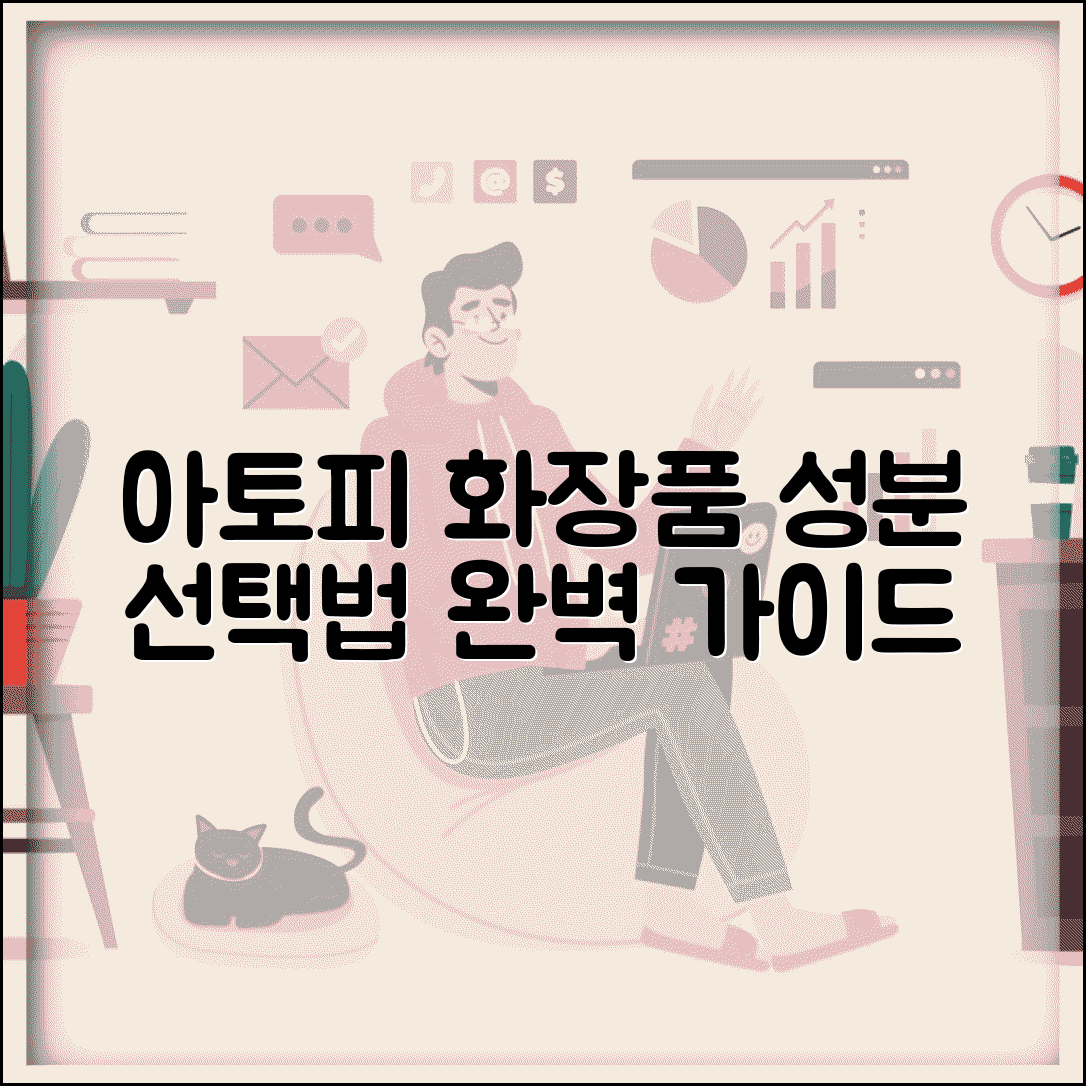 아토피 피부염 화장품 성분표와 저자극 화장품 선택법 완벽 가이드