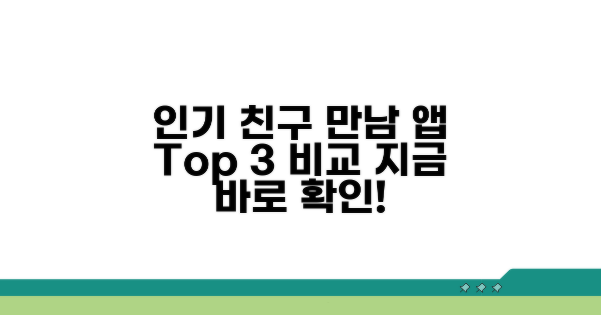 친구 만나는 인기 사이트 비교