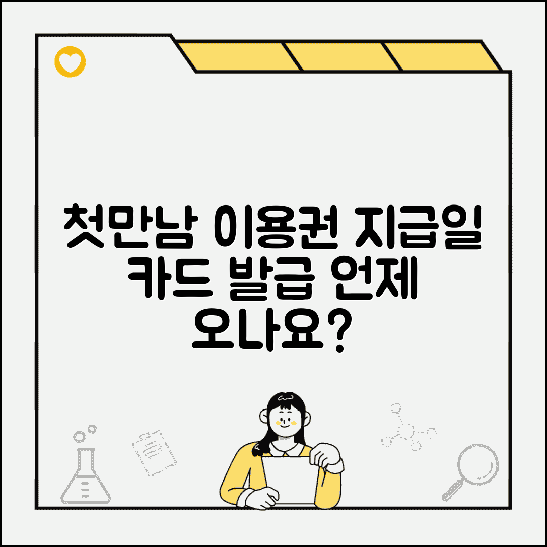 첫만남이용권 지급일 | 언제 받나요 | 카드 발급 소요기간
