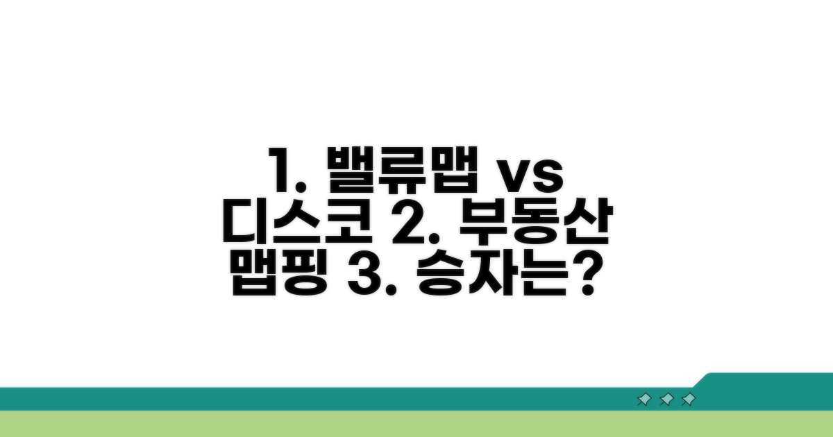 밸류맵, 부동산디스코 비교 분석