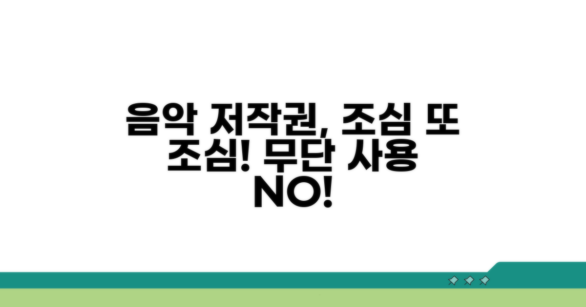 음악 저작권과 주의사항