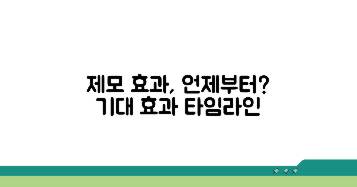 제모 효과, 언제부터 보일까?