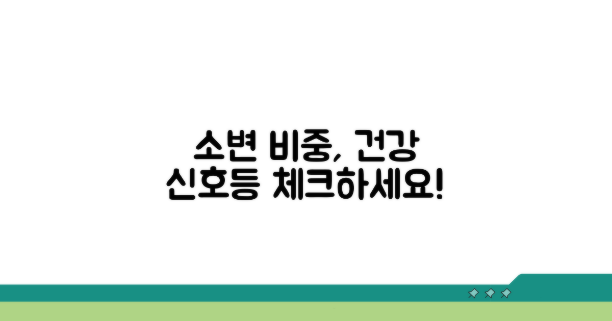 건강 상태 체크, 소변 비중의 의미