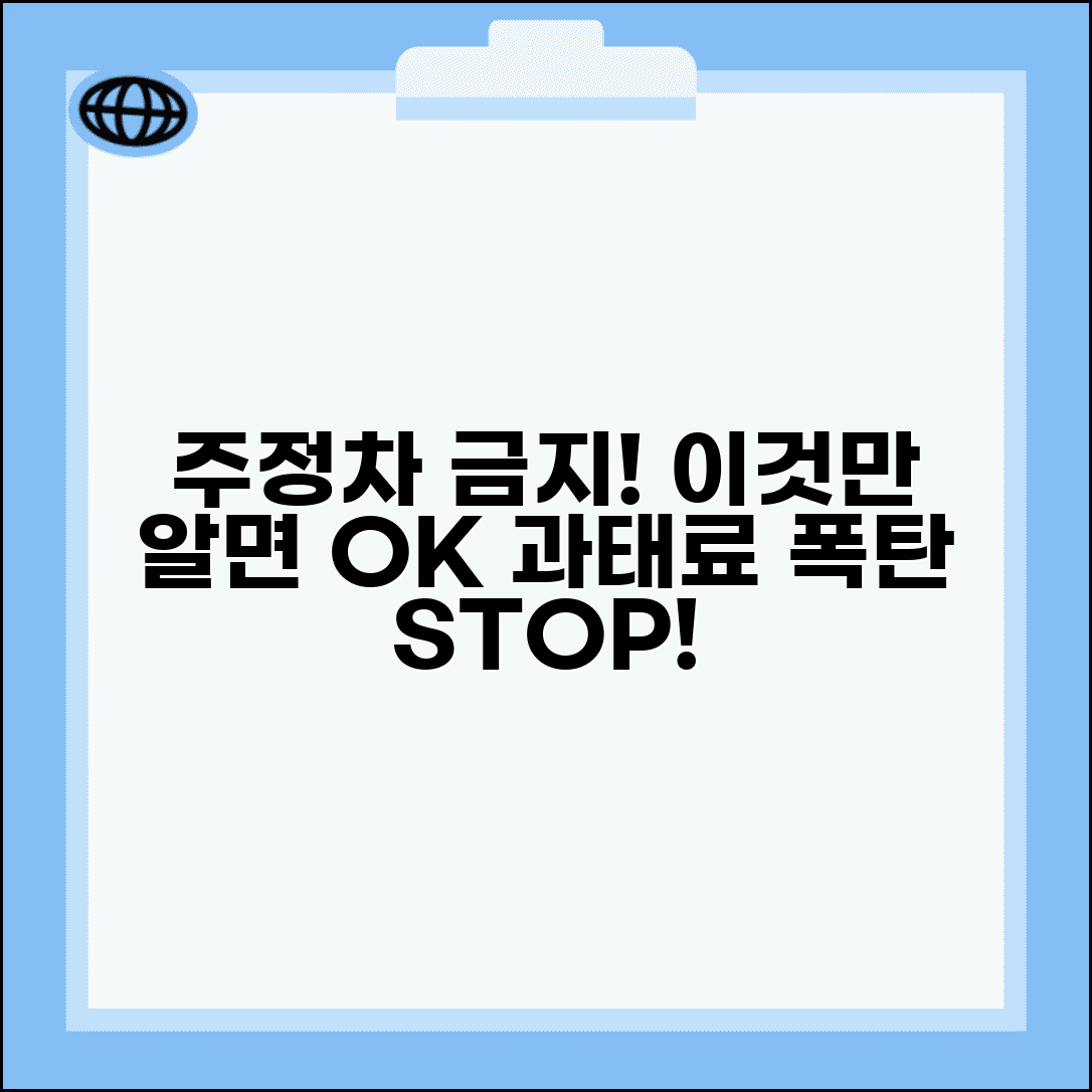 주정차 금지구역 표시 총정리 | 도로 표시 의미와 주의사항 완벽 분석