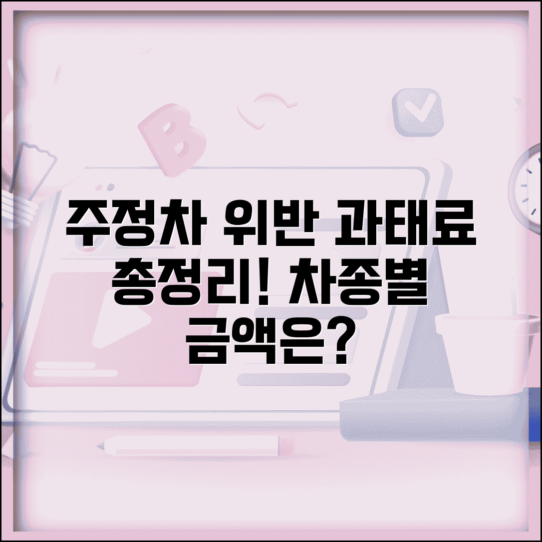 주정차 위반 과태료 금액 기준 | 위반 장소 차종별 과태료 총정리