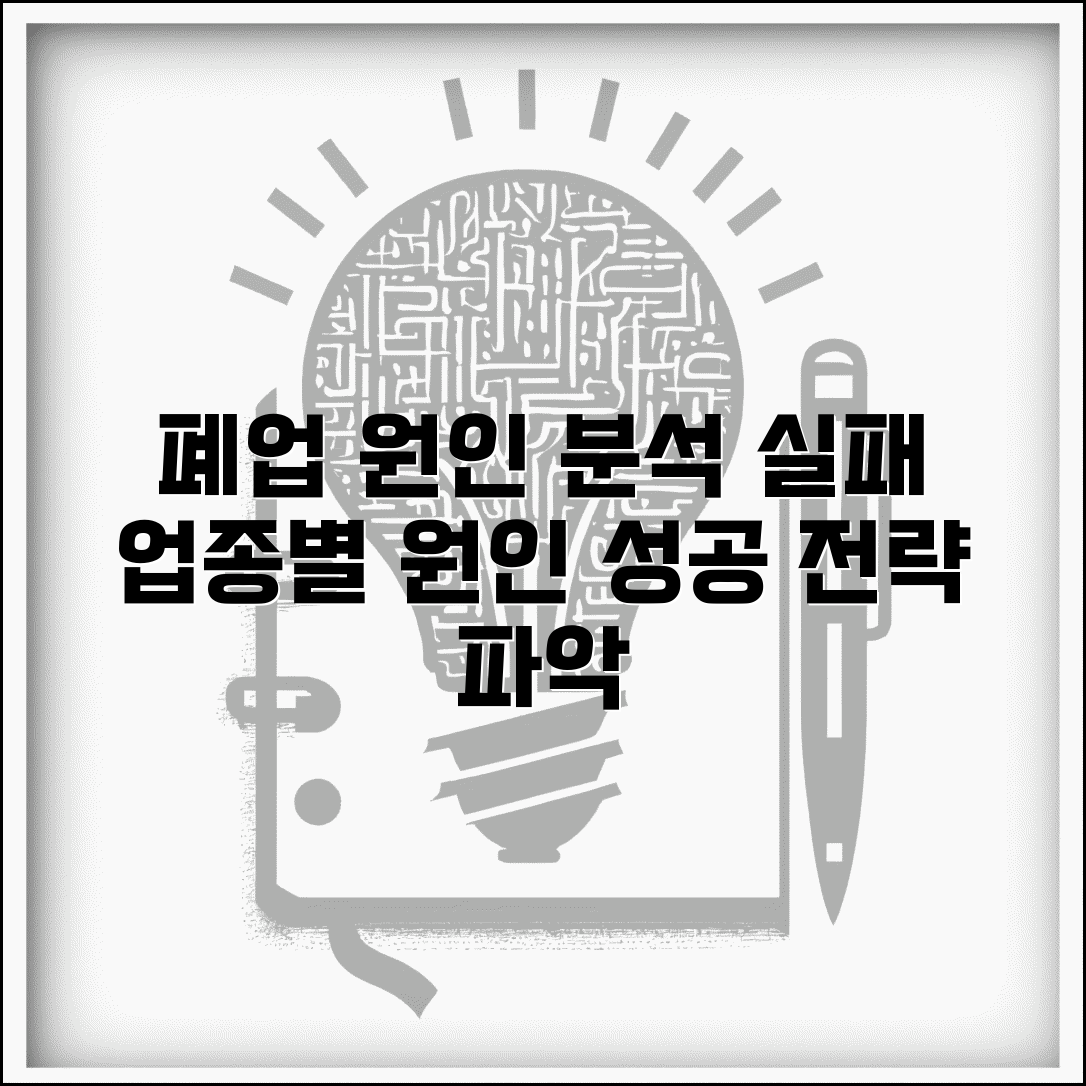 소상공인 폐업 원인 분석 | 업종별 실패 이유 및 경영 전략 | 성공 요인 파악