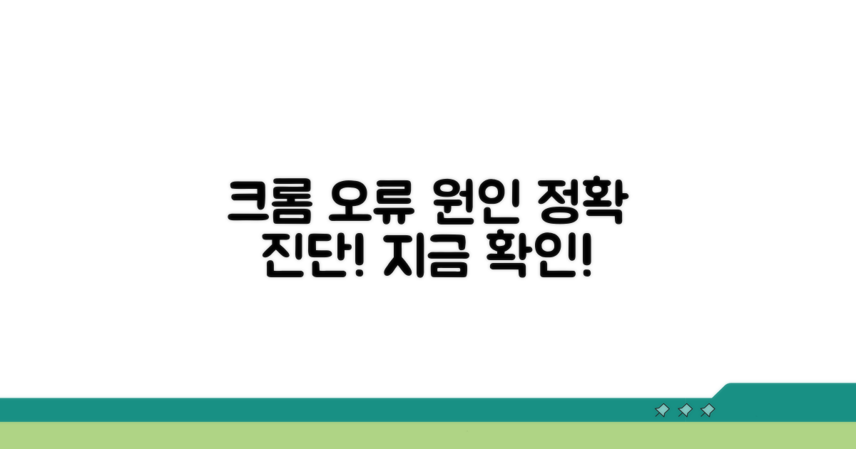 크롬 업데이트 오류, 원인은?
