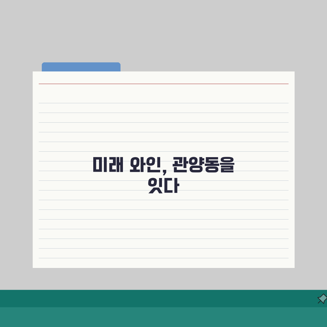 안양 관양동 퇴근길 와인바 추천: 와인페어링, 수제안주, 1인석 완벽 가이드