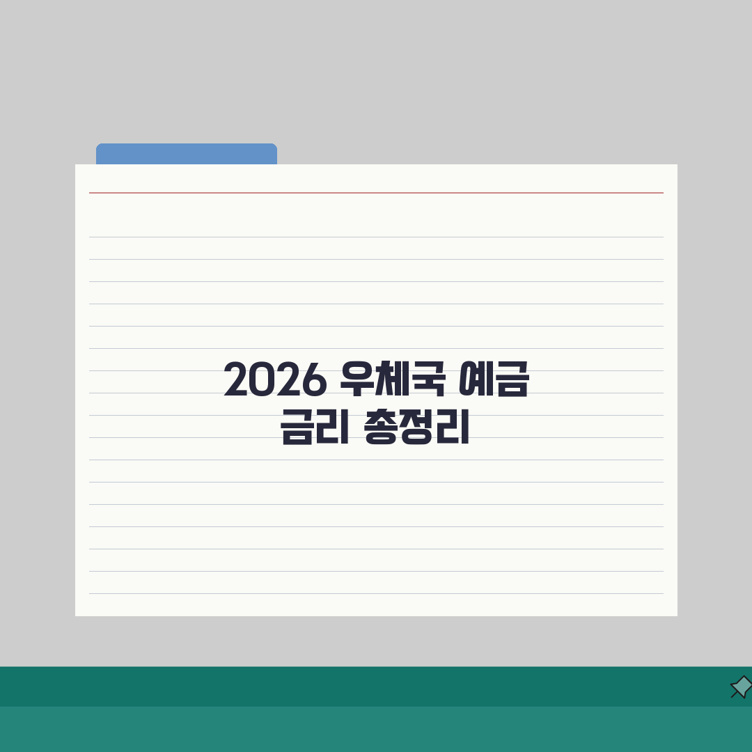 우체국 예금 금리 2026 총정리 | 금리 인상기 최대 혜택 받은 상품들 솔직후기, 직접
